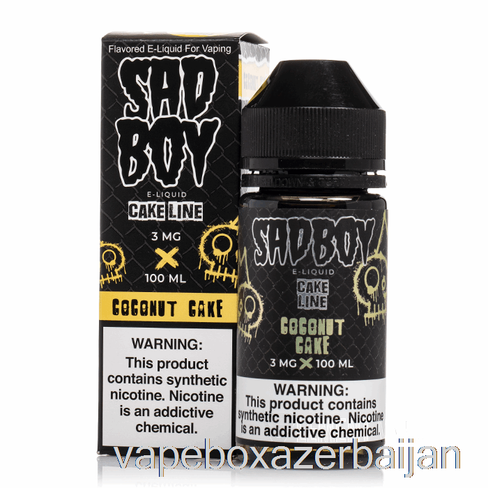 Vape Smoke Coconut Cake - Sadboy - 100mL 0mg